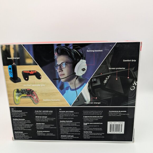 Bionik Pro Kit+ Nintendo Switch Kits-New Original Sealed Controller & Headset - Picture 2 of 2